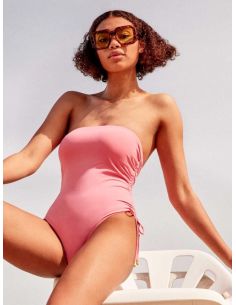 Bañador sin aro escote bandeau gisela