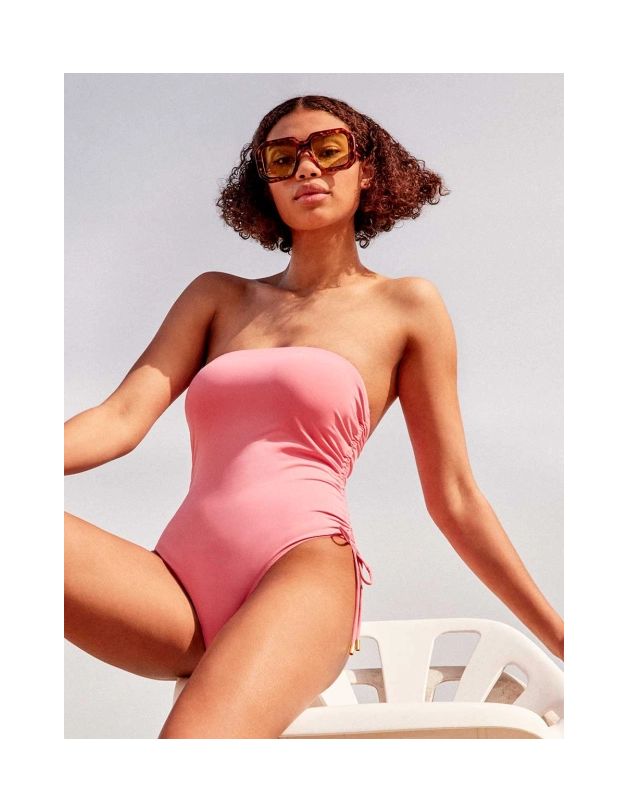 Bañador sin aro escote bandeau gisela