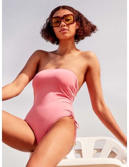 Bañador sin aro escote bandeau gisela