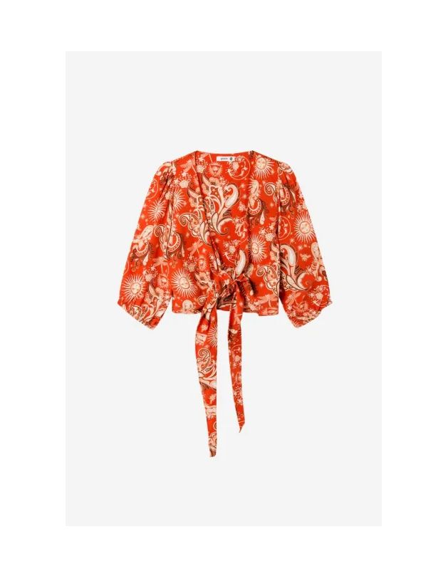 Top estampado