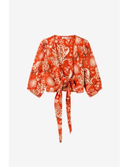 Top estampado