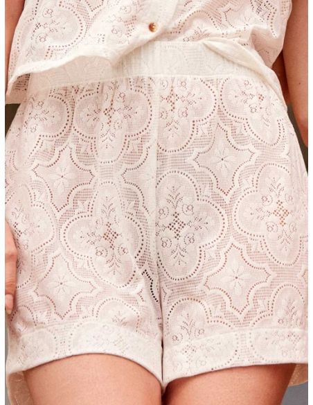 Short playa en tejido estructura gisela