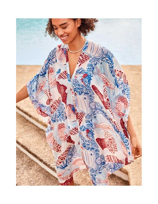 Caftán estampado  inspiración marina gisela