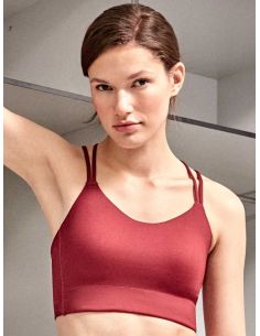 Top deportivo sin aros sujeción media