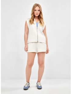 Chaleco deportivo cremallera delantera double gisela