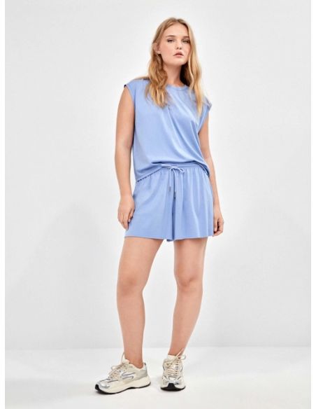 Camiseta oversize con manga sisa gisela