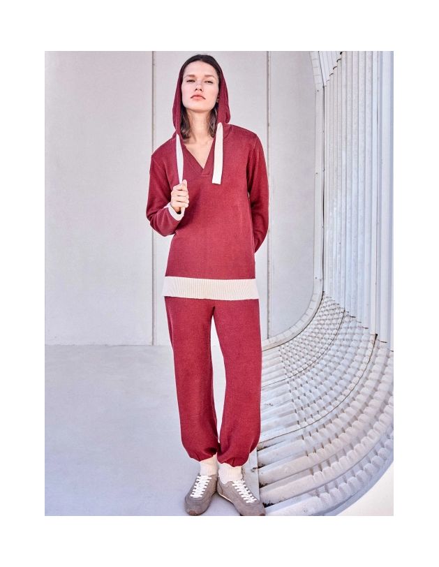 Conjunto de jersey y pantalón largo tricot