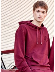 Sudadera felpa de hombre con capucha
