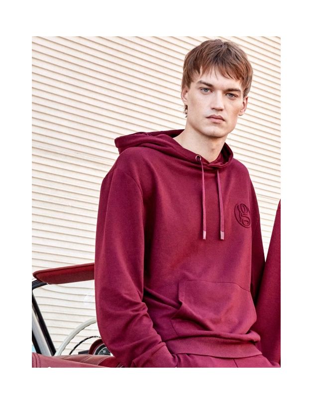 Sudadera felpa de hombre con capucha