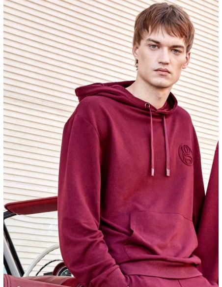 Sudadera felpa de hombre con capucha