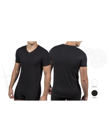 PACK3 Camisetas cro manga corta cuello pico MAP