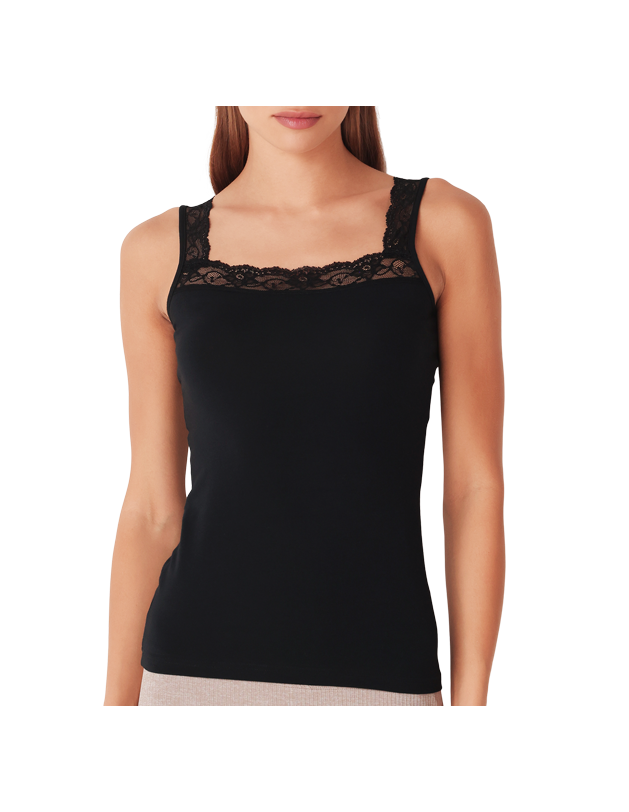 Camiseta Sra tirantes con encaje GD138 Cotonella