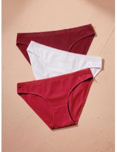 display de 10 Pack 3 bragas clásicas midi surtido