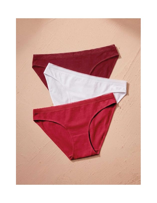 display de 10 Pack 3 bragas clásicas midi surtido