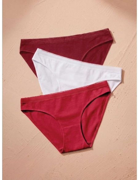 display de 10 Pack 3 bragas clásicas midi surtido