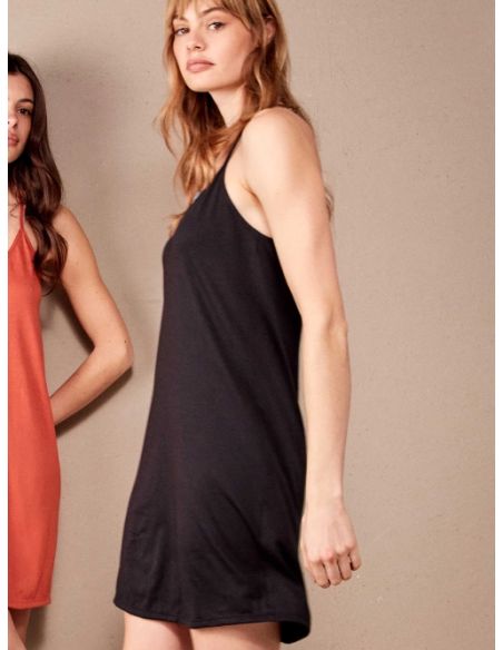 Camisón corto Amber tirantes con encaje