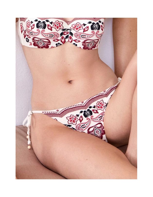 Braga bikini tiras Hearts estampado floral...