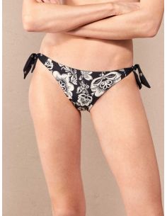 Braga bikini clásica lazo Hearts reversible estampado...