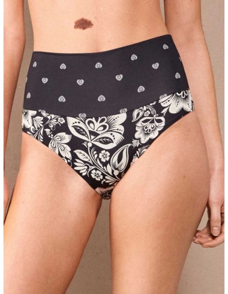 Braga bikini clásica multiposición Hearts reversible estampado