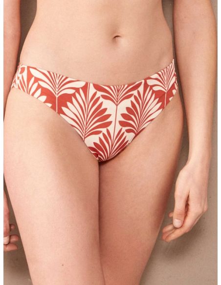 Braga bikini clásica Amber estampado palmera