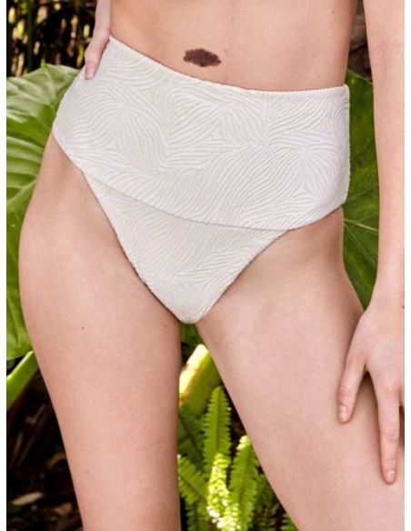 Braga bikini clásica multiposición Amber jacquard metálico