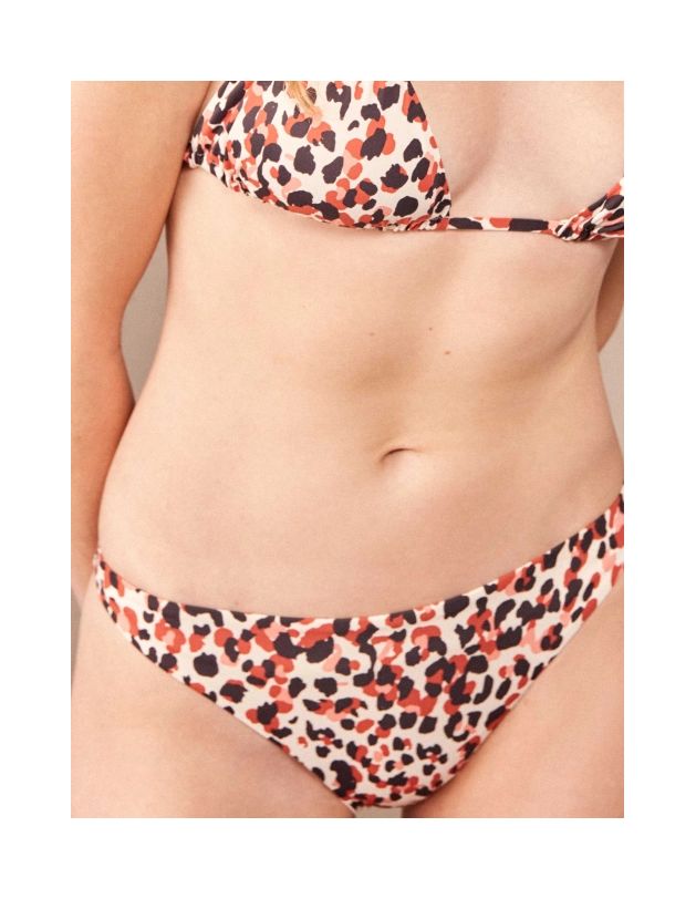 Braga bikini clásica Amber animal print leopardo