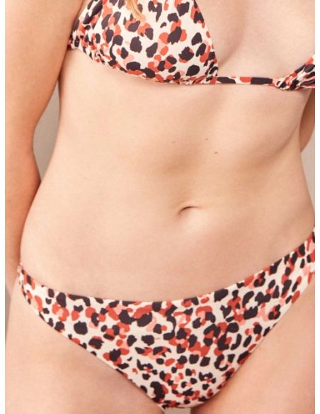 Braga bikini clásica Amber animal print leopardo