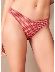 Braga bikini clásica v Deep Sea estampado marino