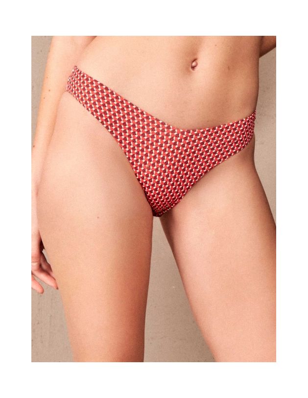 Braga bikini clásica v Deep Sea estampado marino