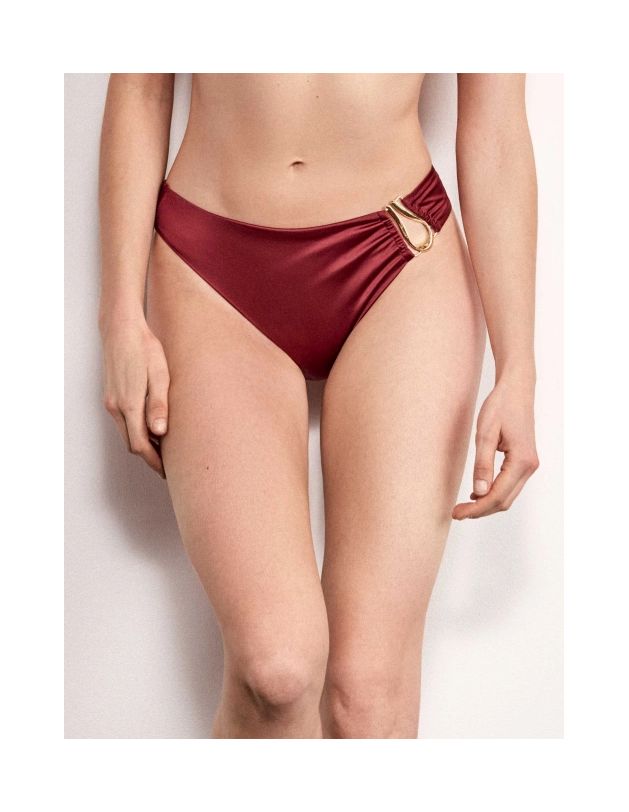Braga bikini clásica Palo Santo granate negro