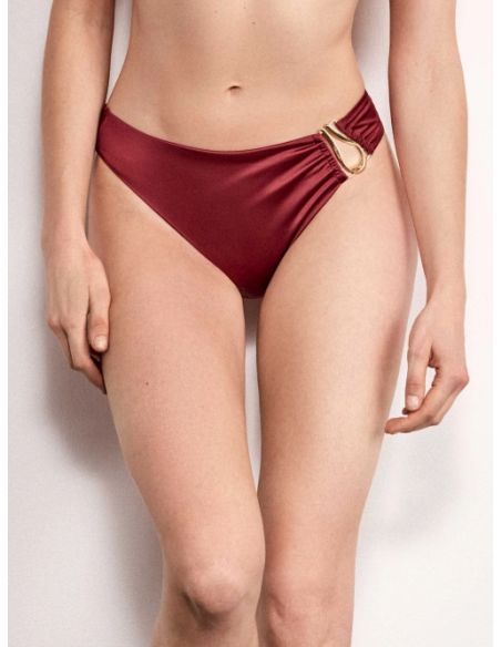 Braga bikini clásica Palo Santo granate negro