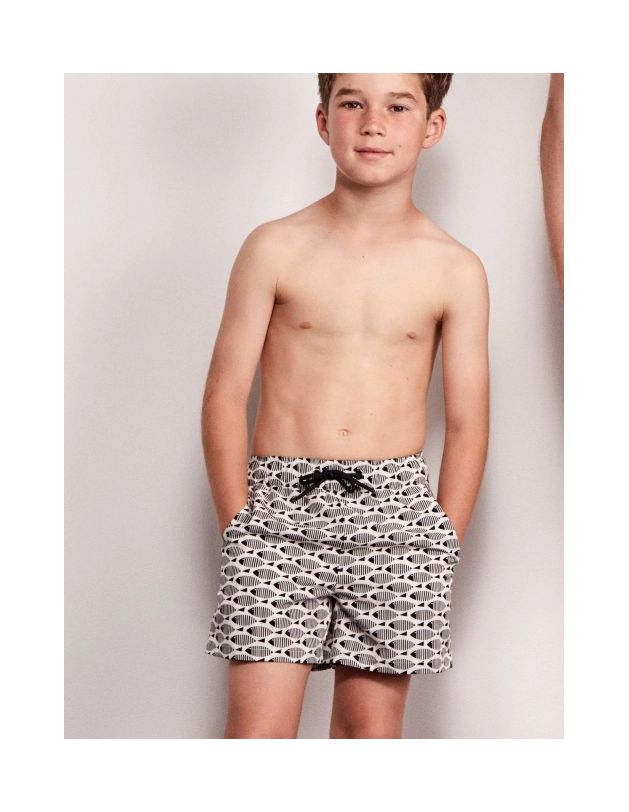 Bañador corto niño estampados
