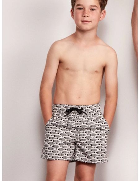Bañador corto niño estampados