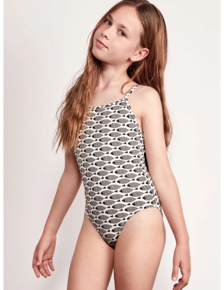 Bañador tirantes niña Neroli estampado