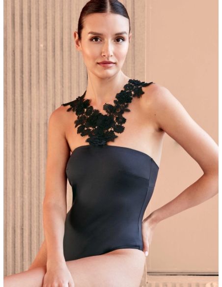 body/Bañador bandeau tirantes floral