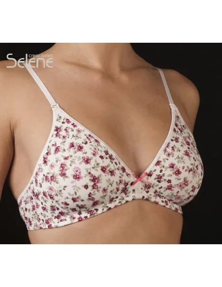 Sujetador Anais estampado sin aros + Copa A de Selene