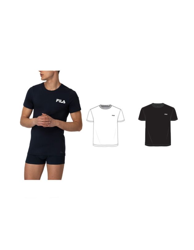 Camiseta M/C Cro FU5053/2 Fila Pack-2