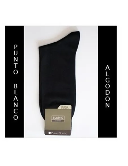 Pack 3 Calcetines punto Blanco Algodon 100 % algodon