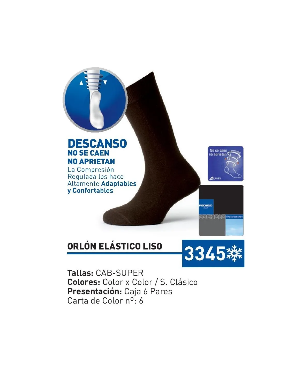 Comprar Pack 6 Calcetines Térmicos de YSABEL MORA Online - Saldos Canarias