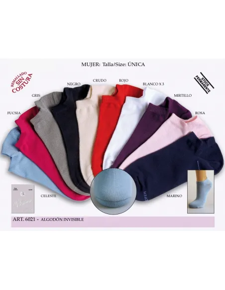 Calcetines Tobilleros Mujer Sport Pack 3 de Rodfer