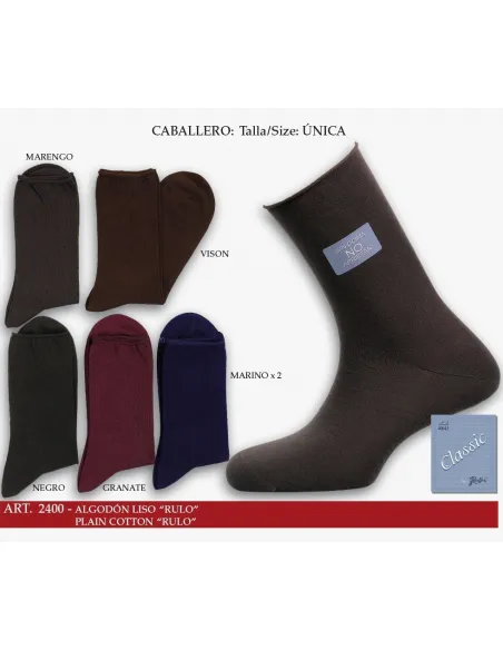 Calcetín Rulo de algodón Pack 3 Rodfer