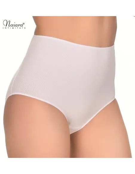 Pack de 3 Bragas Maxi Altas Invisible Algodón de Naiara