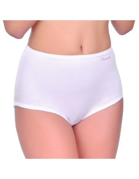PACK 6 Bragas clásicas altas 100% Algodón MAXIMA COMODIDAD de Naiara