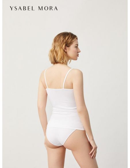 Pack 3 Camisetas Tirante Fino Algodón de Ysabel Mora