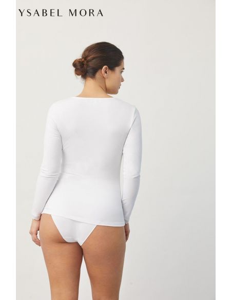 Pack 3 Camisetas Manga Larga con Encaje de Ysabel Mora