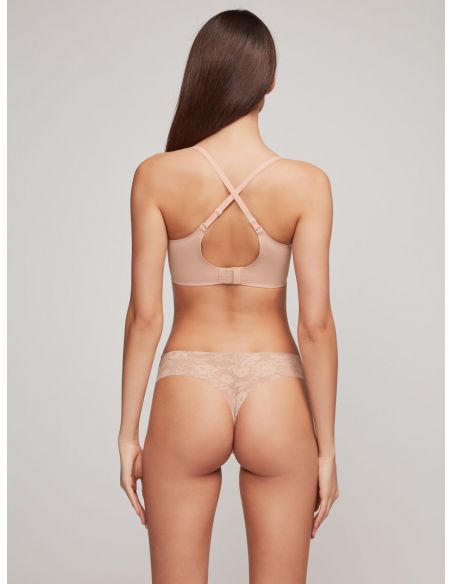 Conjunto Sujetador PUSH UP de Gisela braguita tanga brasileña laser cut