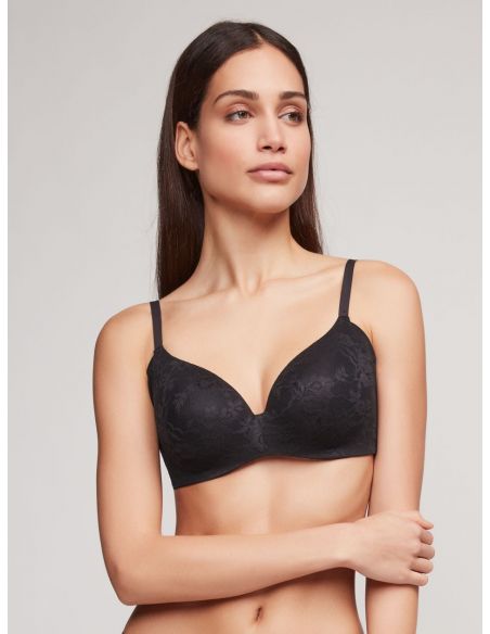 Conjunto Sujetador corte laser reductor de espalda con braguita alta