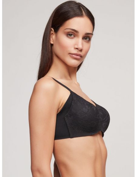 Conjunto Sujetador corte laser reductor de espalda con braguita alta