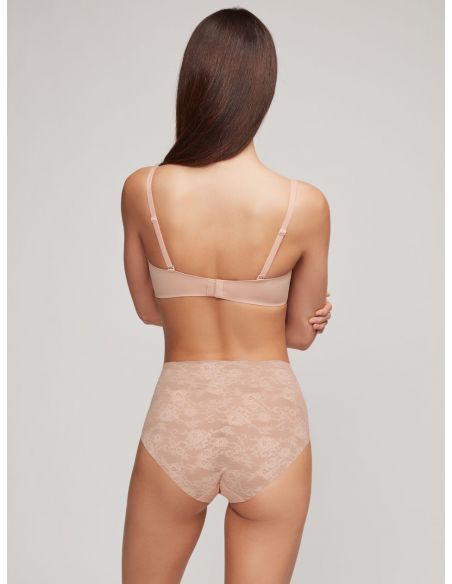 Conjunto Sujetador corte laser reductor de espalda con braguita alta