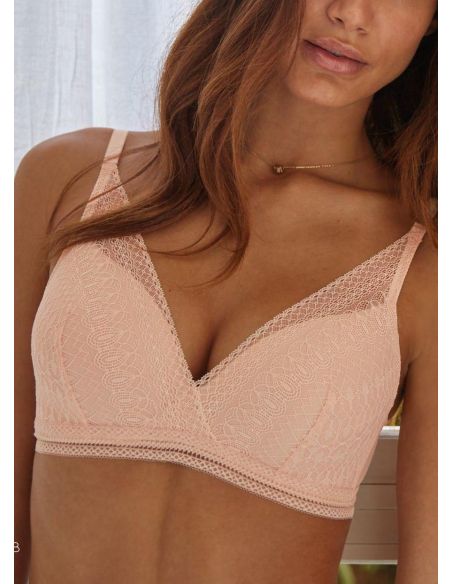 Sujetador Regina sin aros tul con relleno de Selene